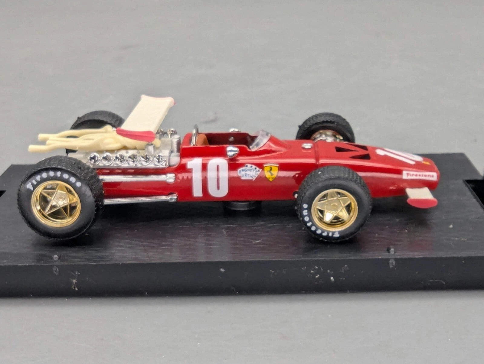 Modellautos 1:43 Brumm Ferrari 312 F.1  GP Italia 1969 #10 Pedro Rodriguez OVP