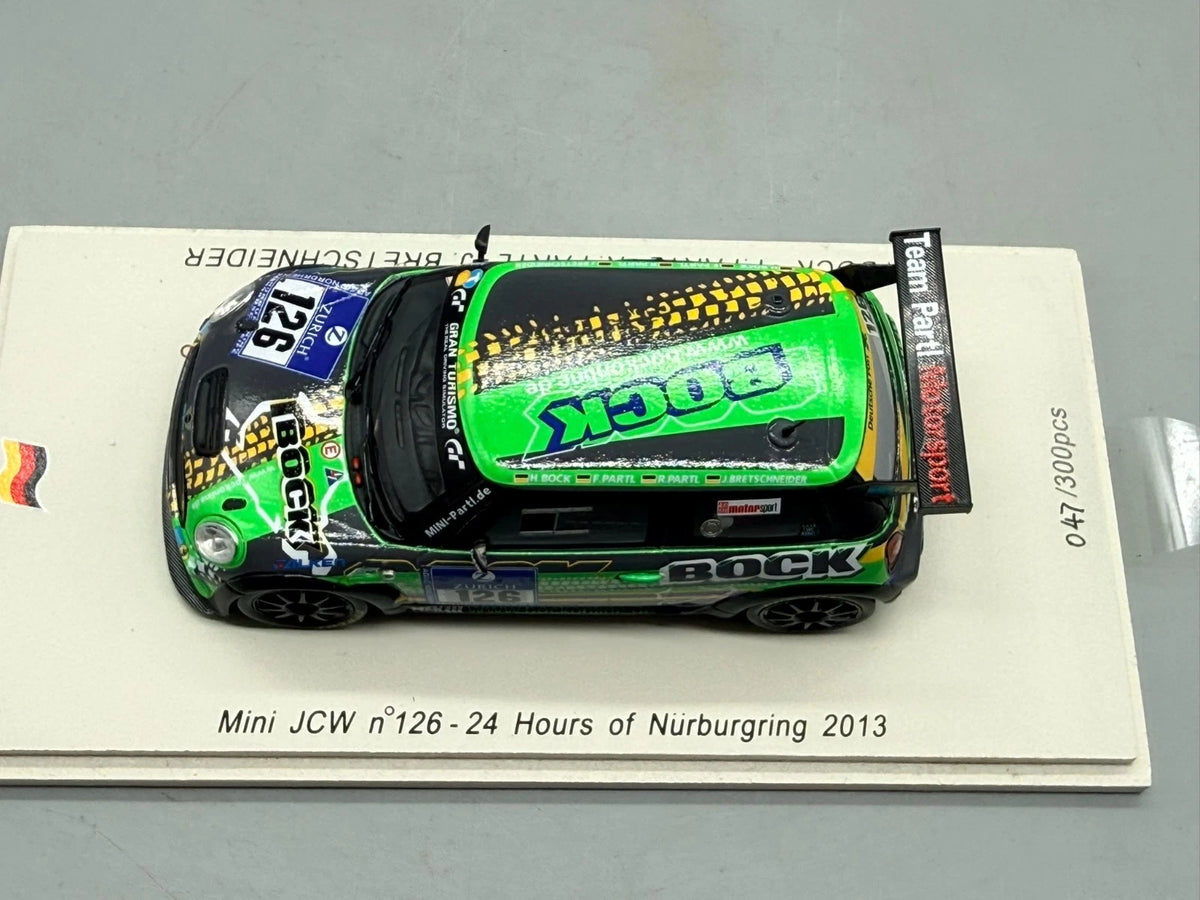 Modellautos 1:43 Spark Mini JCW #126 24h Nürburgring 2013 + OVP