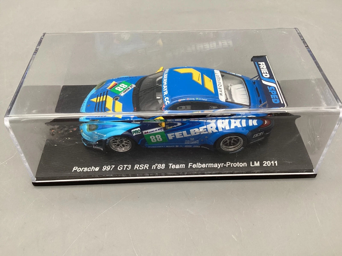 Modellautos 1:43 Spark Porsche 997 GT3 RSR Le Mans 2011 #88 mit OVP