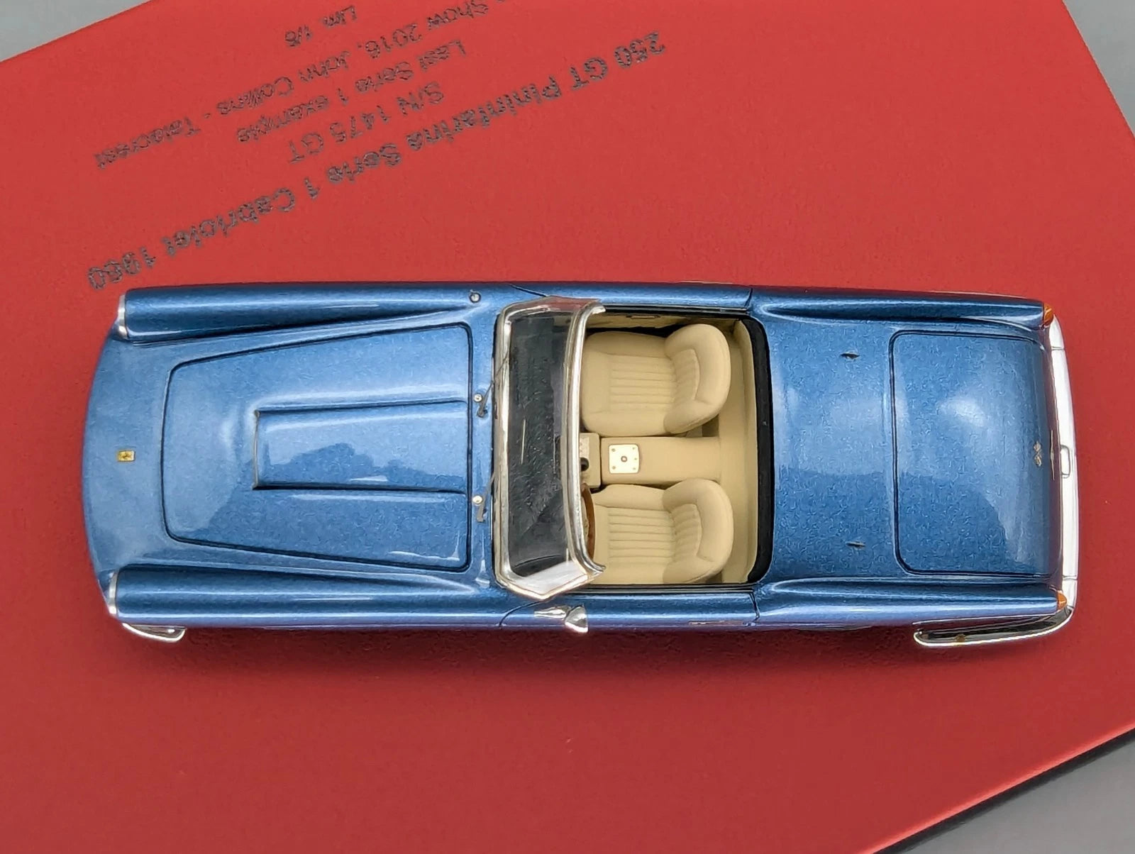 Modellautos 1:43 BBR Ferrari 250 GT Pininfarina Cabriolet 1960 Ltd 01/05 OVP