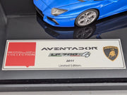 Eidolon Make Up 1:43 Lamborghini Aventador LP700-4 2011 Engine Set Blue Met. OVP