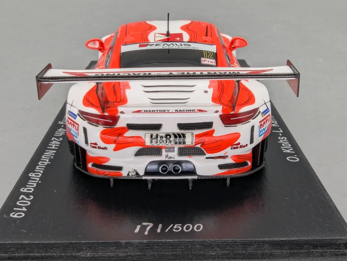 Modellautos 1:43 Spark SG524 Porsche 911 GT3 R 24H Nürburgring 2019 #12 OVP