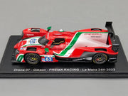 Modellautos 1:43 Spark Oreca 07 Gibson 24h Le Mans 2023 Prema #63 Vitrine