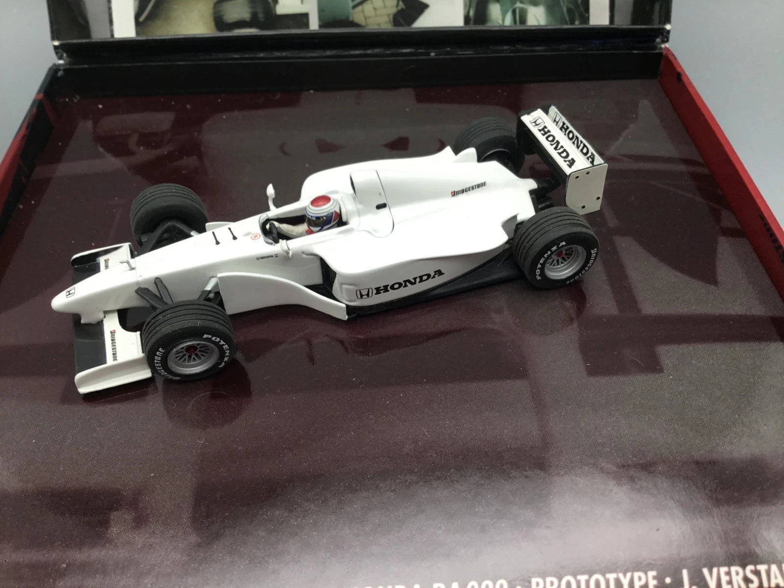 Modellautos 1:43 Minichamps Honda RA 099 Prototype J. Verstappen 1999 mit OVP