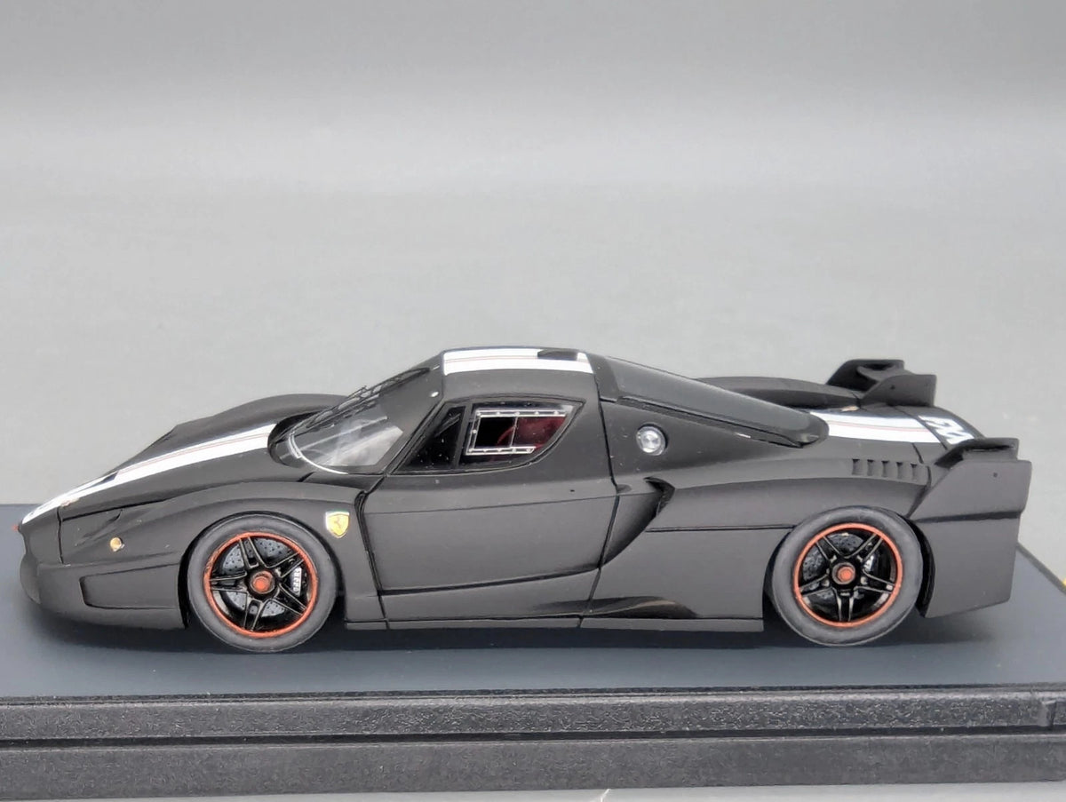 Modellautos 1:43 BBR Ferrari FXX 2006 Black Matt Ltd 20/20 mit Vitrine + OVP