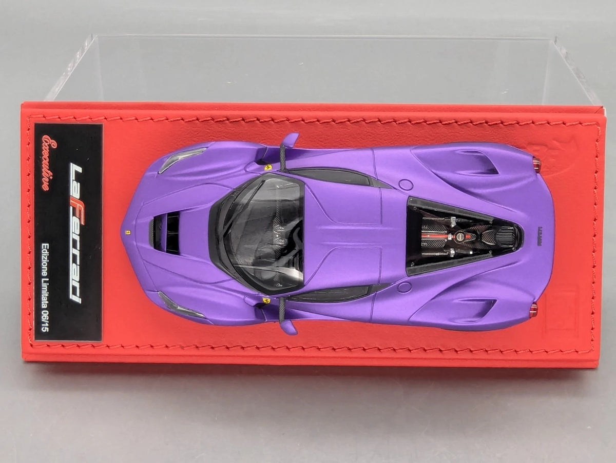 Modellautos 1:43 BBR Executive Ferrari LaFerrari Matt Mica Violet 06/15 OVP