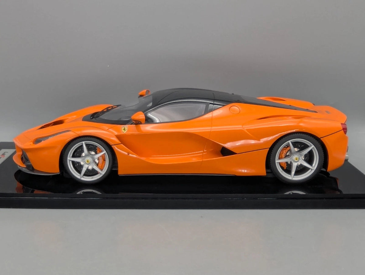 Modellautos 1:12 BBR Ferrari LaFerrari Honda Orange Gloss Black Roof L 07/10 OVP