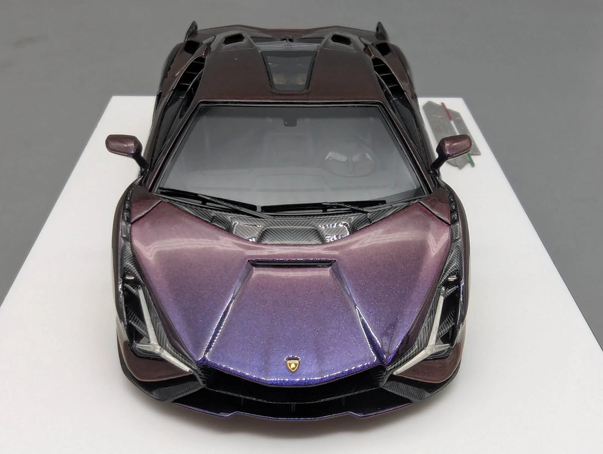 Eidolon Make Up 1:43 Lamborghini Sian FKP 37 2019 Blu Hal "Build to Order" OVP