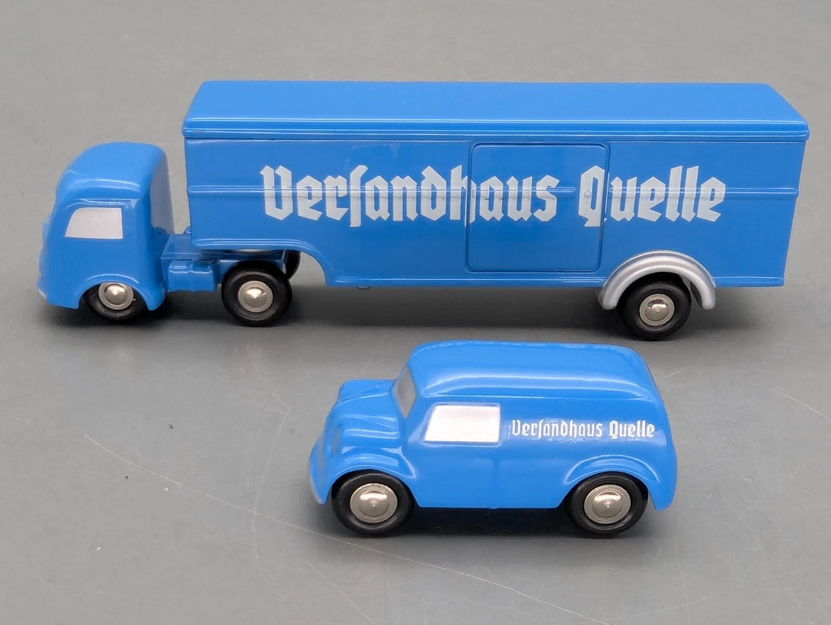 Modellautos 1:90 Schuco Piccolo-Set 2001 Versandhaus Quelle 2-teilig mit OVP