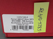 Modellautos 1:43 BBR Ferrari 246 GT Dino 1973 RM Auction 2016 01/05 mit OVP