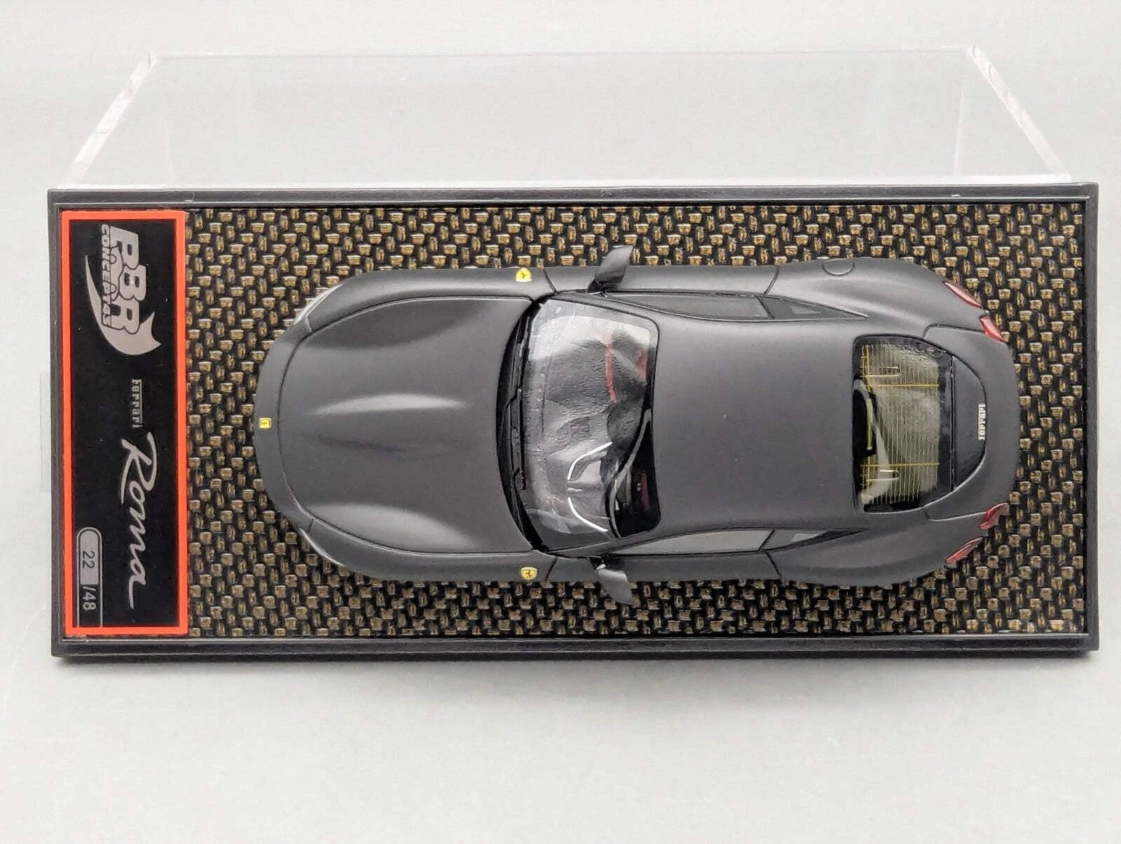 Modellautos 1:43 BBR Concept43 Ferrari Roma Matt Black 22/48 mit OVP