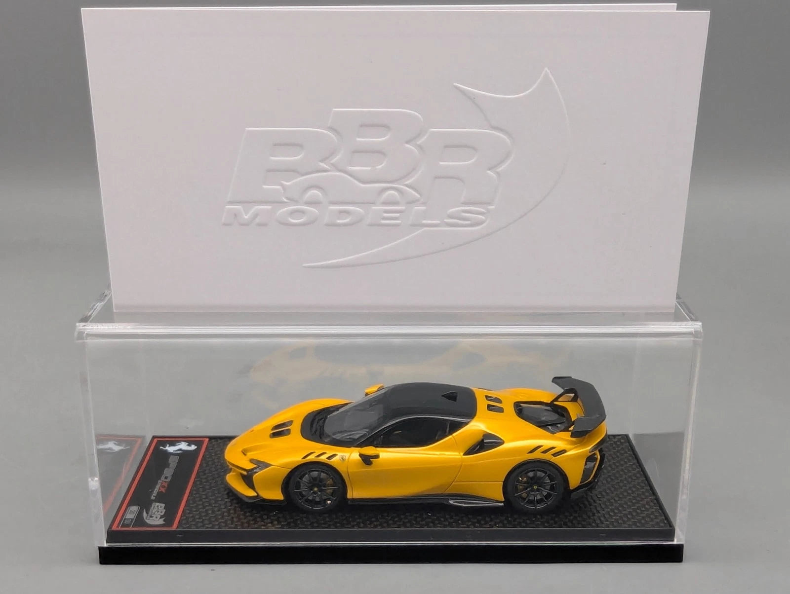 Modellautos 1:43 BBR Concept43 Ferrari SF90 XX Stradale Ltd 20/30 Giallo mit OVP