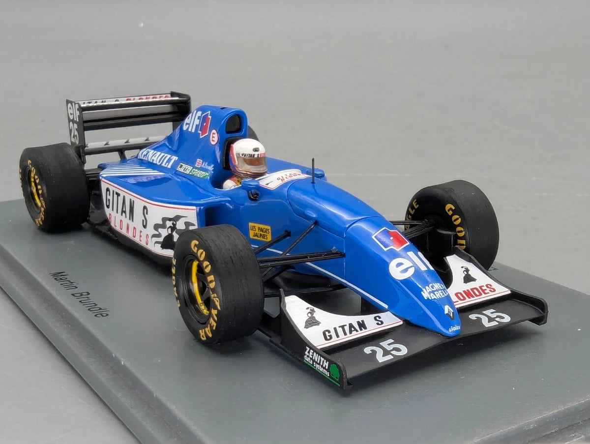 Modellautos 1:43 Spark S3977 Ligier JS39 South African GP 1993 #25 Vitrine