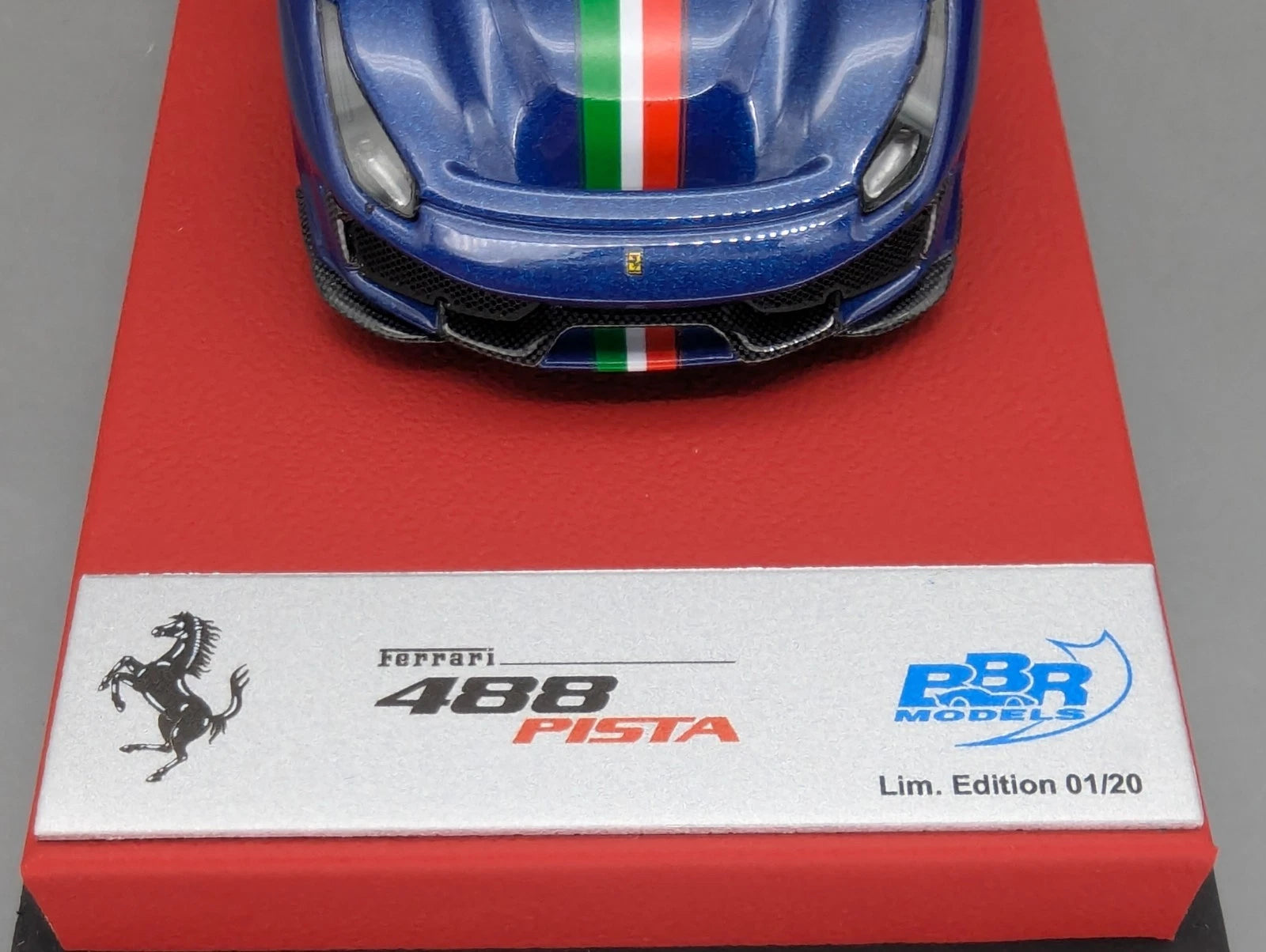 Modellautos 1:43 BBR Concept43 Ferrari 488 Pista RHD Blu TdF Ltd 01/20 OVP