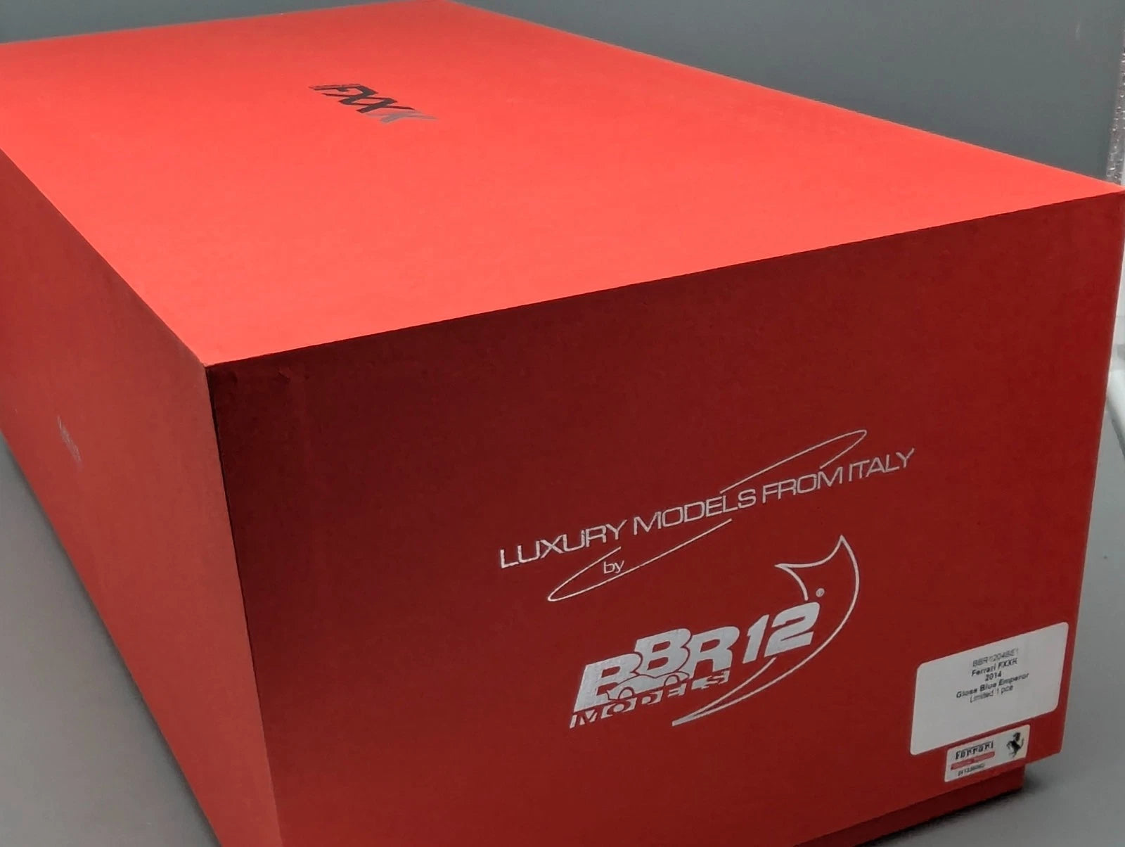 Modellautos 1:12 BBR Ferrari FXX-K 2014 Gloss Blue Emperor UNIKAT Ltd 01/01 OVP