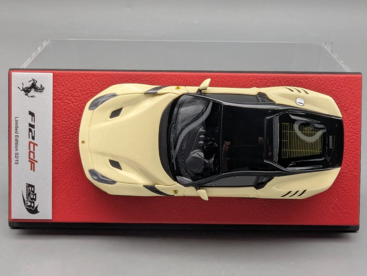 Modellautos 1:43 BBR Concept43 Ferrari F12 TDF Avorio Gloss Ltd 02/15 OVP