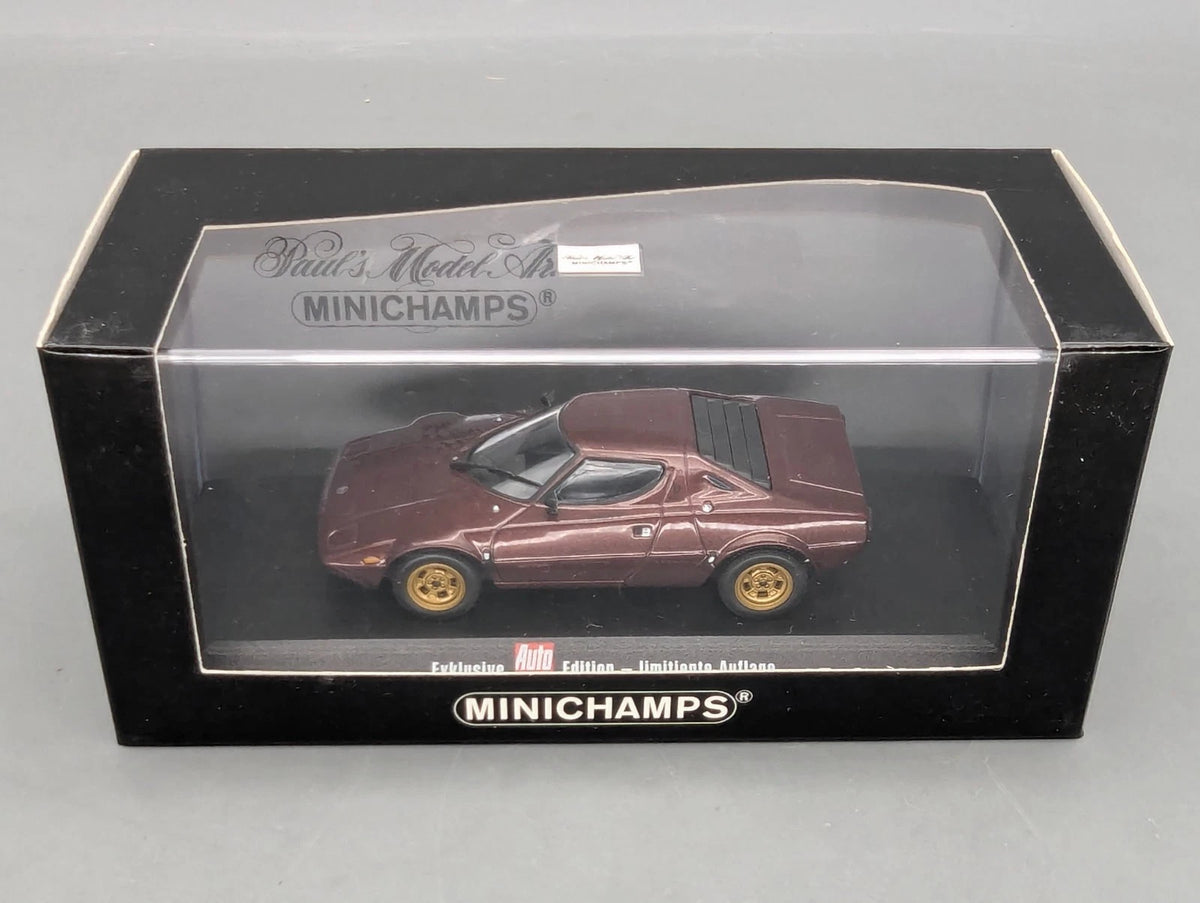Modellautos 1:43 Minichamps Lancia Stratos Autobild Edition mit OVP