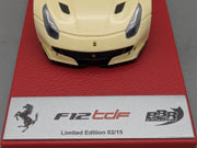 Modellautos 1:43 BBR Concept43 Ferrari F12 TDF Avorio Gloss Ltd 02/15 OVP