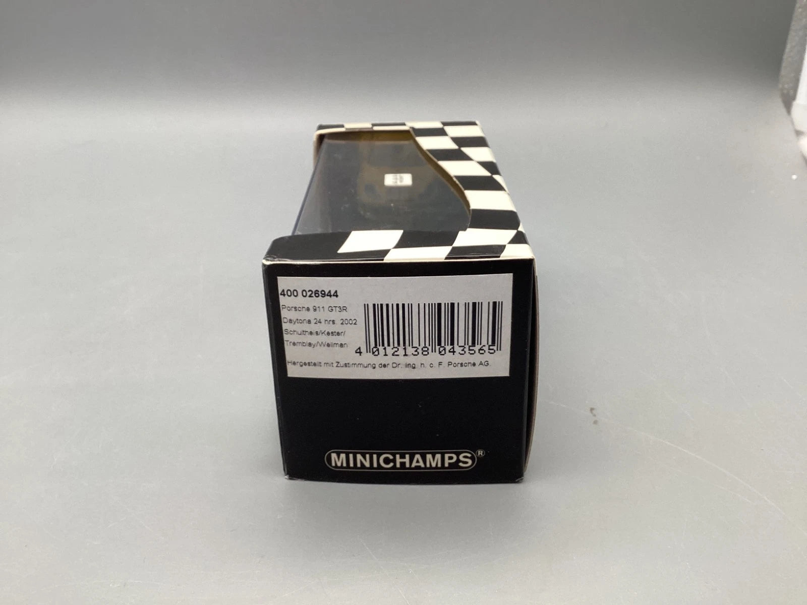 Modellautos 1:43 Minichamps Porsche 911 GTR3R Daytona 2002 #44 mit OVP