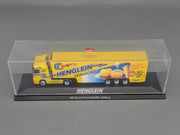 Lkw Modell 1:87 Herpa Mercedes Benz Actros Euro-KK-SZ Henglein mit Vitrine