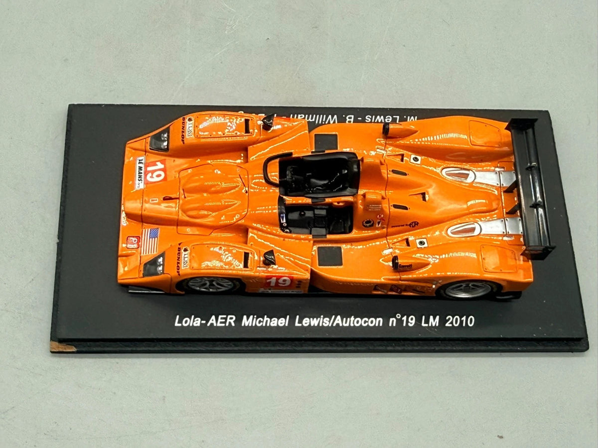 Modellautos 1:43 Spark Lola-AER Michael Lewis/autocon #19 LM 2010 mit OVP
