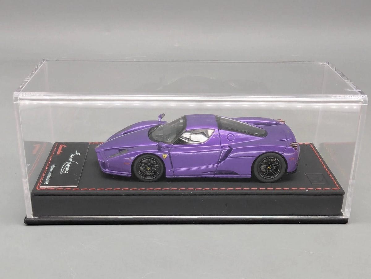 Modellautos 1:43 BBR Deluxe Calsito Ferrari Enzo Mica Violet Gloss Ltd 24/35 OVP