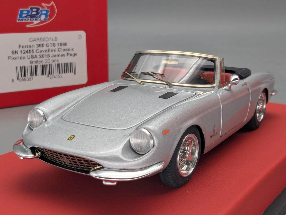 Modellautos 1:43 BBR Ferrari 365 GTS 1969 S/N 12455 Jimmy Page  Ltd 0/20 mit OVP