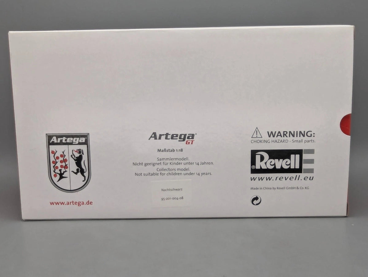 Modellautos 1:18 Revell Artega GT Nachtschwarz mit OVP
