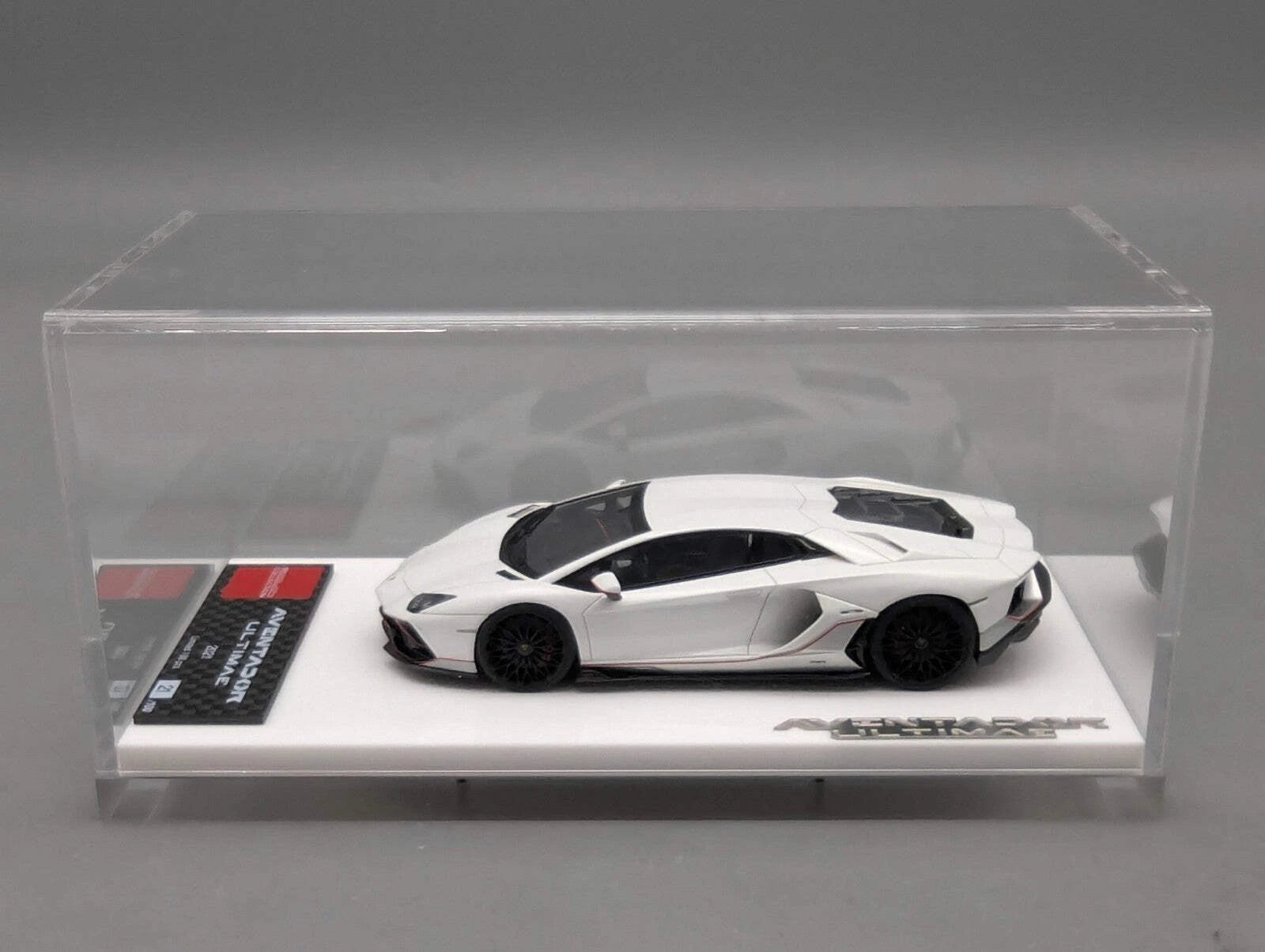 Eidolon Make Up 1:43 Lamborghini Aventador LP780-4 Ultimae 2021 Weiß 021/100 OVP
