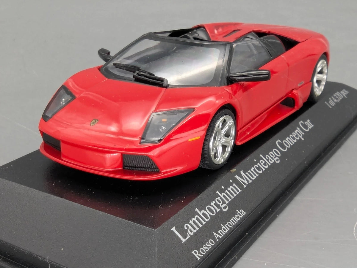 Modellautos 1:43 Minichamps Lamborghini Murcielago Concept Car 2004 Rosso OVP