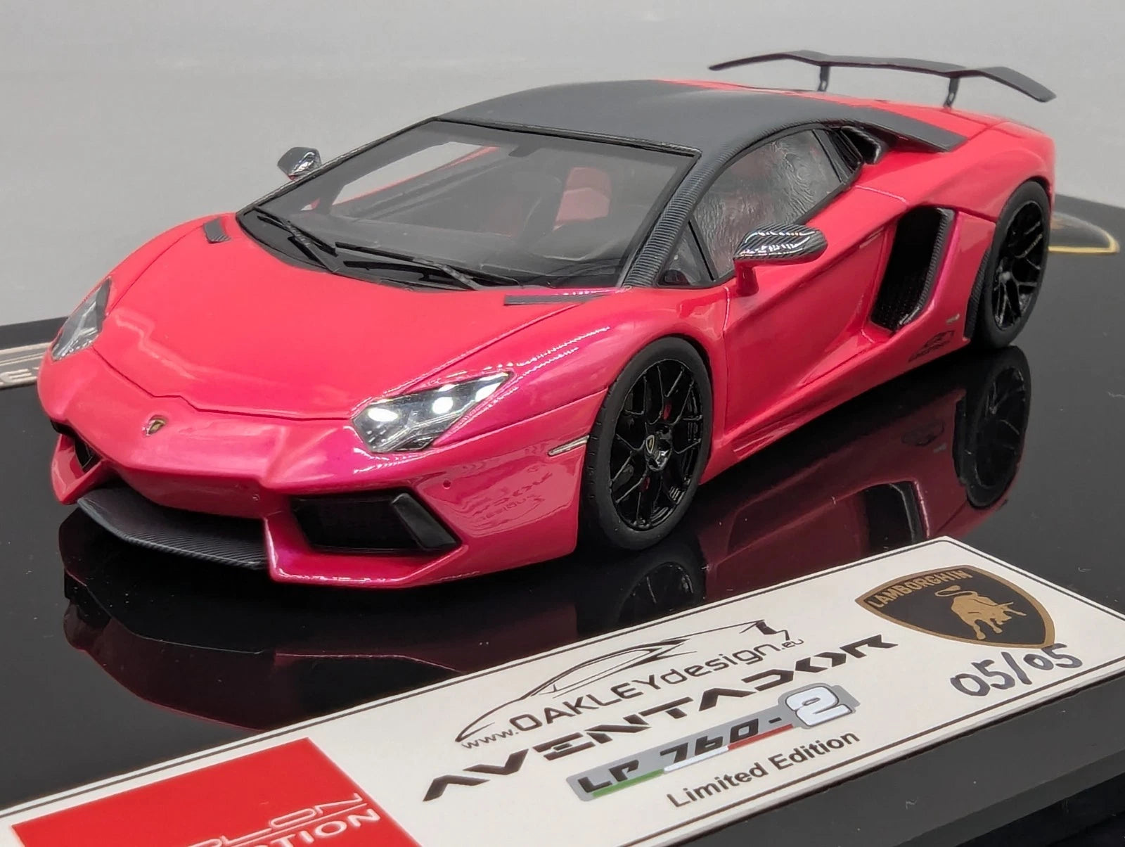 Eidolon Make Up 1:43 Lamborghini Aventador LP760-2 Engine Set Oakley 05/05 OVP