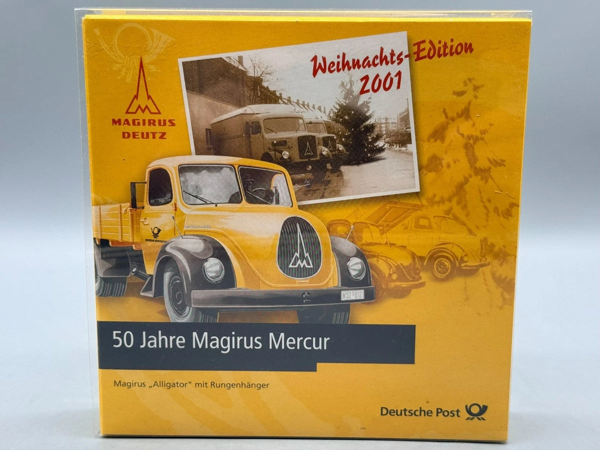 LKW Modelle H0 1:87 Brekina Magirus Alligator mit Rungenanhänger mit OVP