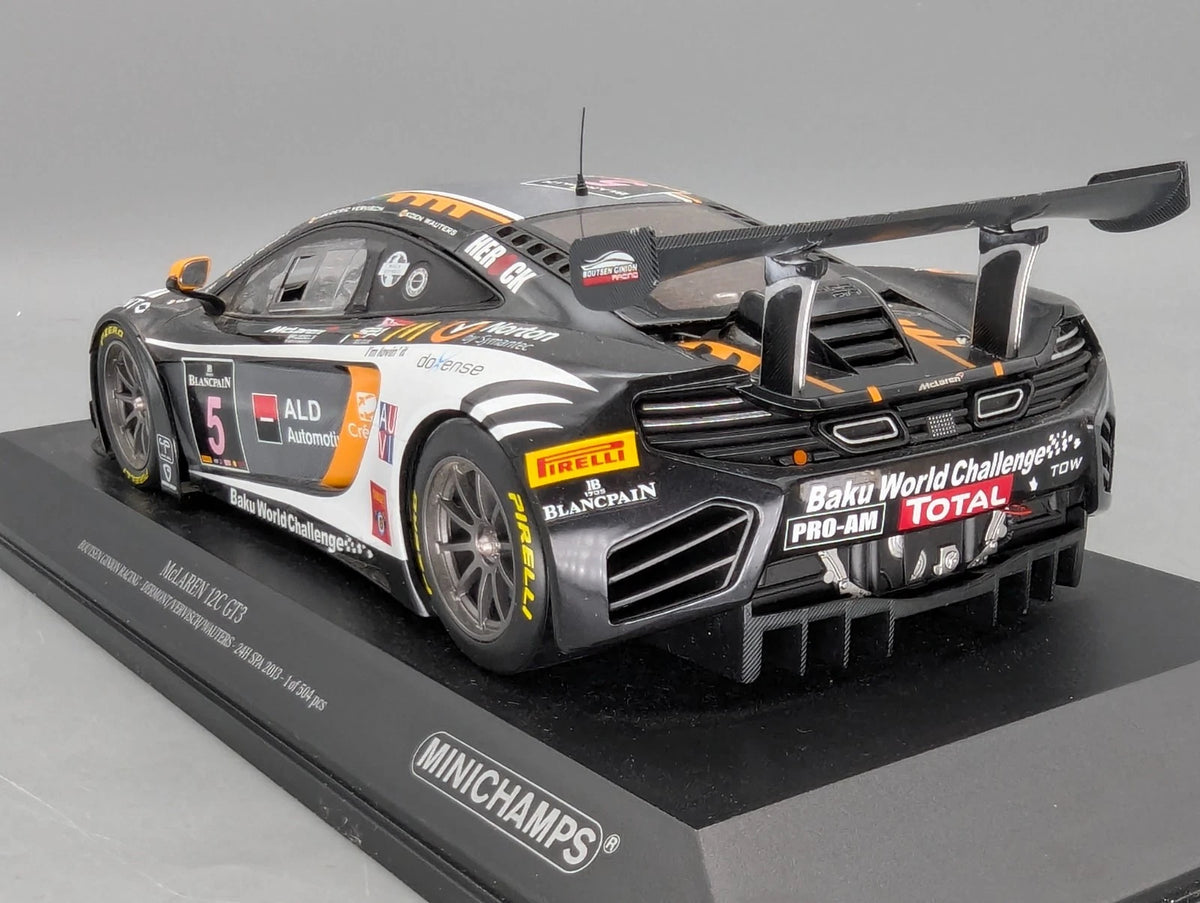 Modellautos 1:18 Minichamps McLaren 12C GT3 24h Spa 2013 #5 mit OVP