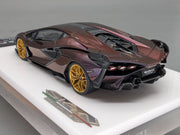 Eidolon Make Up 1:43 Lamborghini Sian FKP 37 2019 Blu Hal "Build to Order" OVP