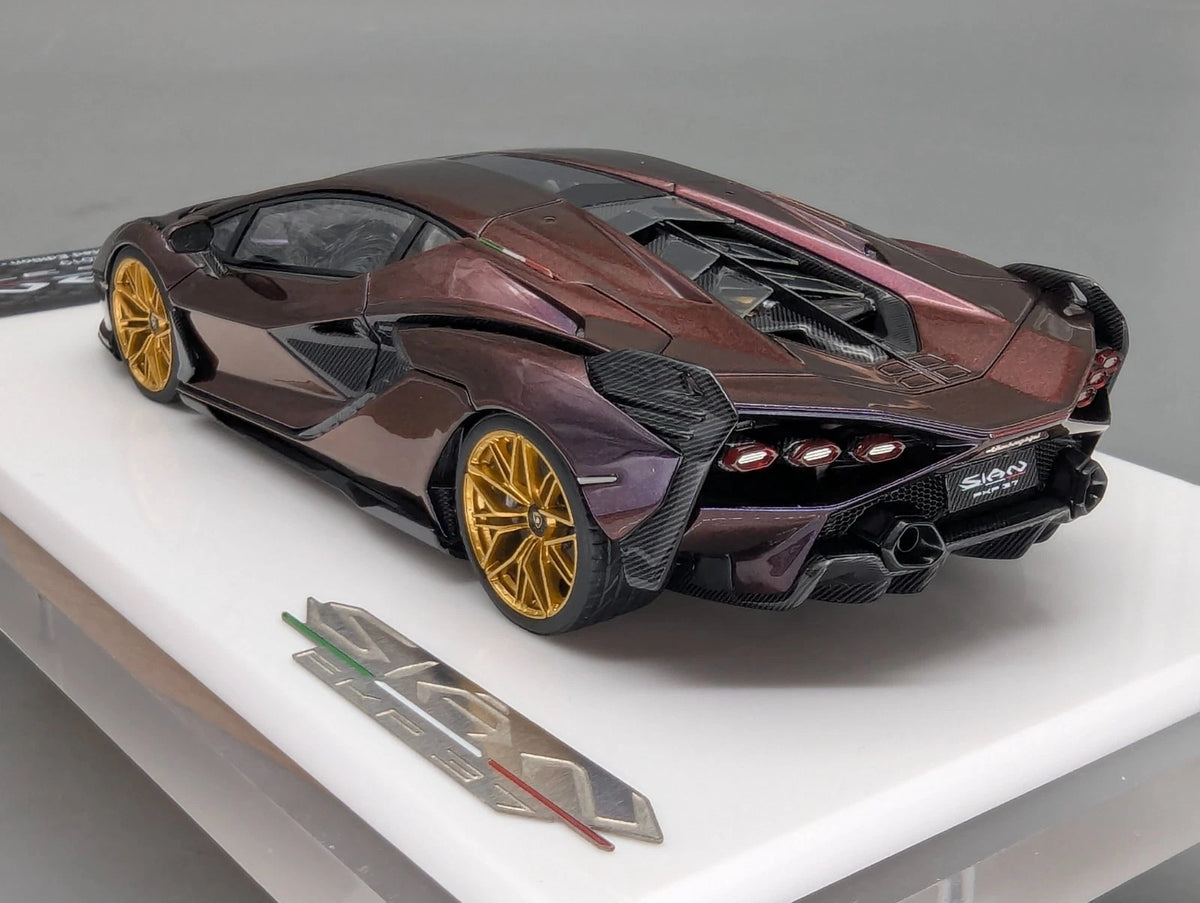 Eidolon Make Up 1:43 Lamborghini Sian FKP 37 2019 Blu Hal "Build to Order" OVP