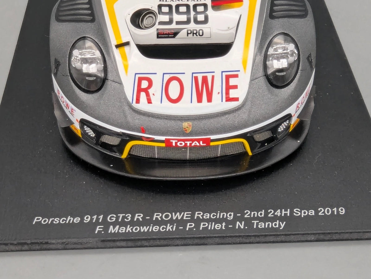 Modellautos 1:18 Spark Porsche 911 GT3 R Zweiter (2nd) 24h Spa 2019 #998 mit OVP