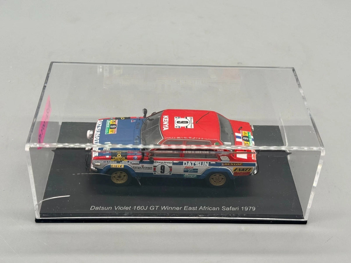 Modellautos 1:43 Spark Datsun Violet 160J GT Winner East African Safari mit OVP