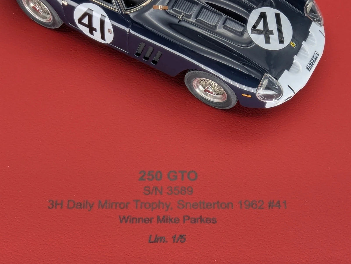 Modellautos 1:43 BBR Ferrari 250 GTO WINNER 3h 1962 Ltd 01/05 #41 Parkes mit OVP