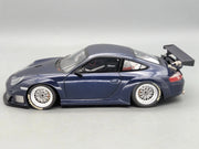 Modellautos 1:18 Minichamps Porsche 911 GT3 RSR 2004 Blau mit OVP