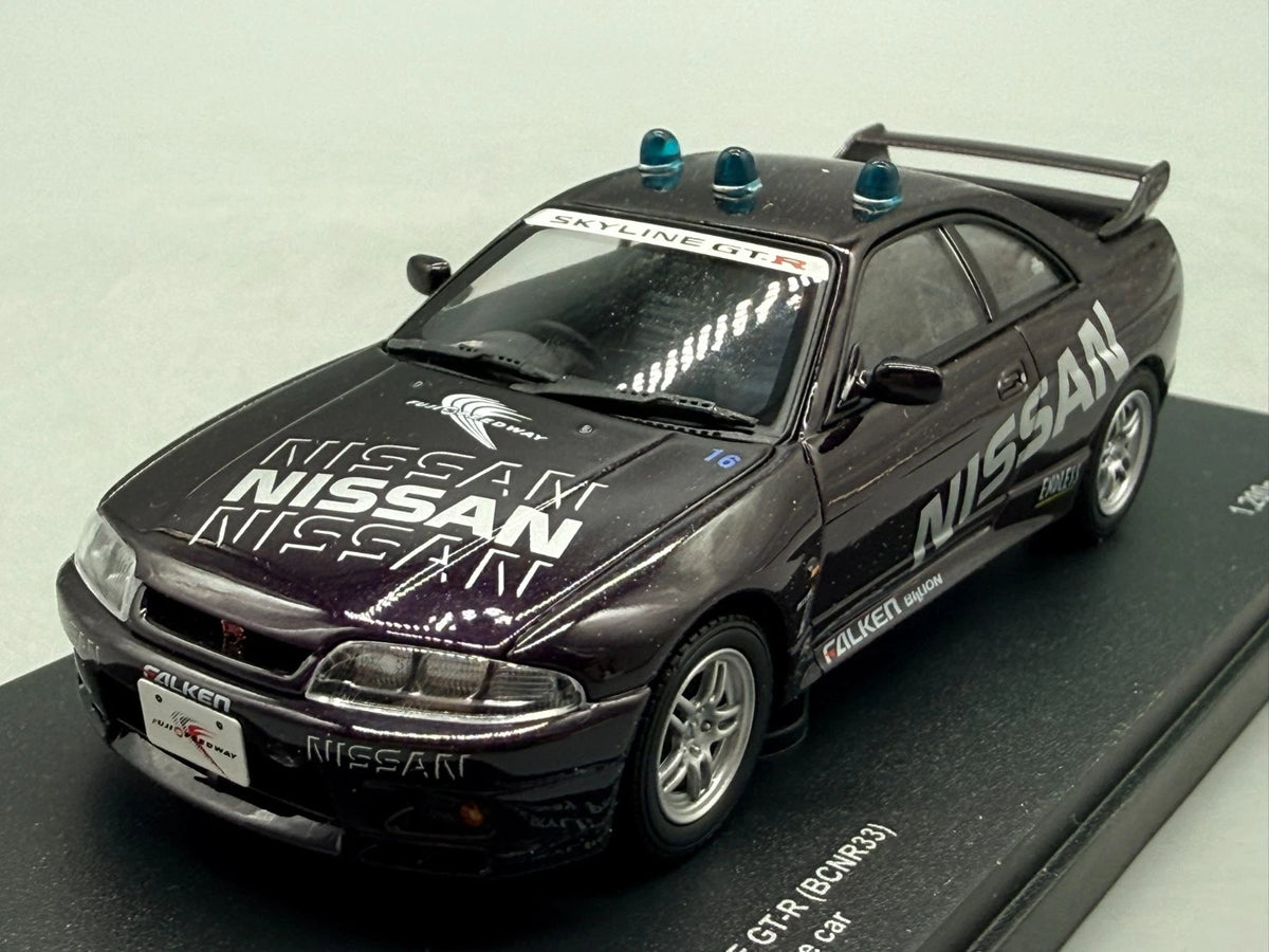 Modellautos 1:43 Kyosho Nissan Skyline GT-R (BCNR33) Fuji Speedway Pace Car +OVP