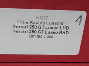 Modellautos 1:43 BBR  Ferrari 250 GT The Racing Lusso LHD RHD Set 2-tlg. 1/3 OVP