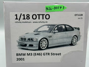 Modellautos 1:18 Otto Mobile BMW M3 E46 GTR Street 2001 mit OVP