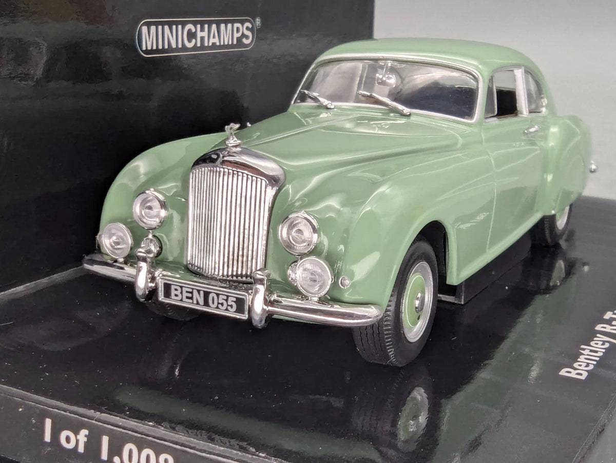 Modellautos 1:43 Minichamps Bentley R-Type Continental 1955 Grün mit OVP