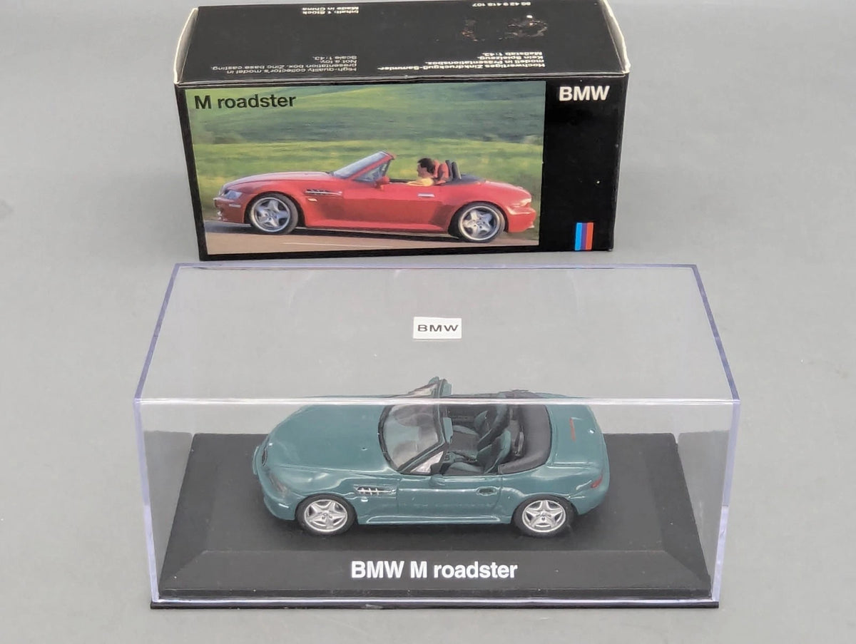 Modellautos 1:43 Minichamps BMW M Roadster Grün Dealer OVP