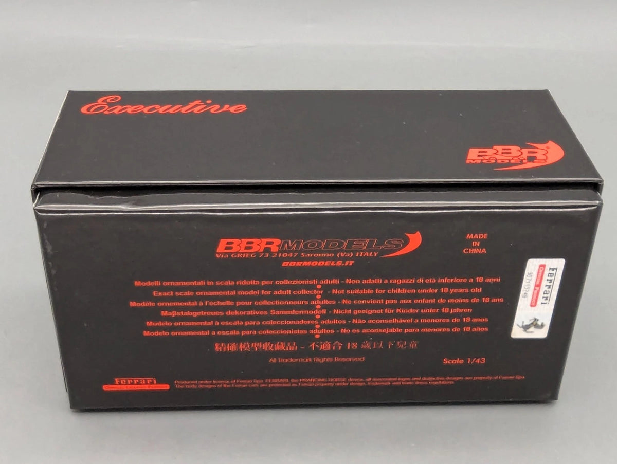 Modellautos 1:43 BBR Executive Calsito Ferrari SF90 Stradale Blue Ltd 02/21 OVP