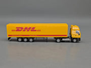 Lkw Modell 1:87 Rietze Iveco Eurostar Sattelzug DHL in Vitrine mit OVP