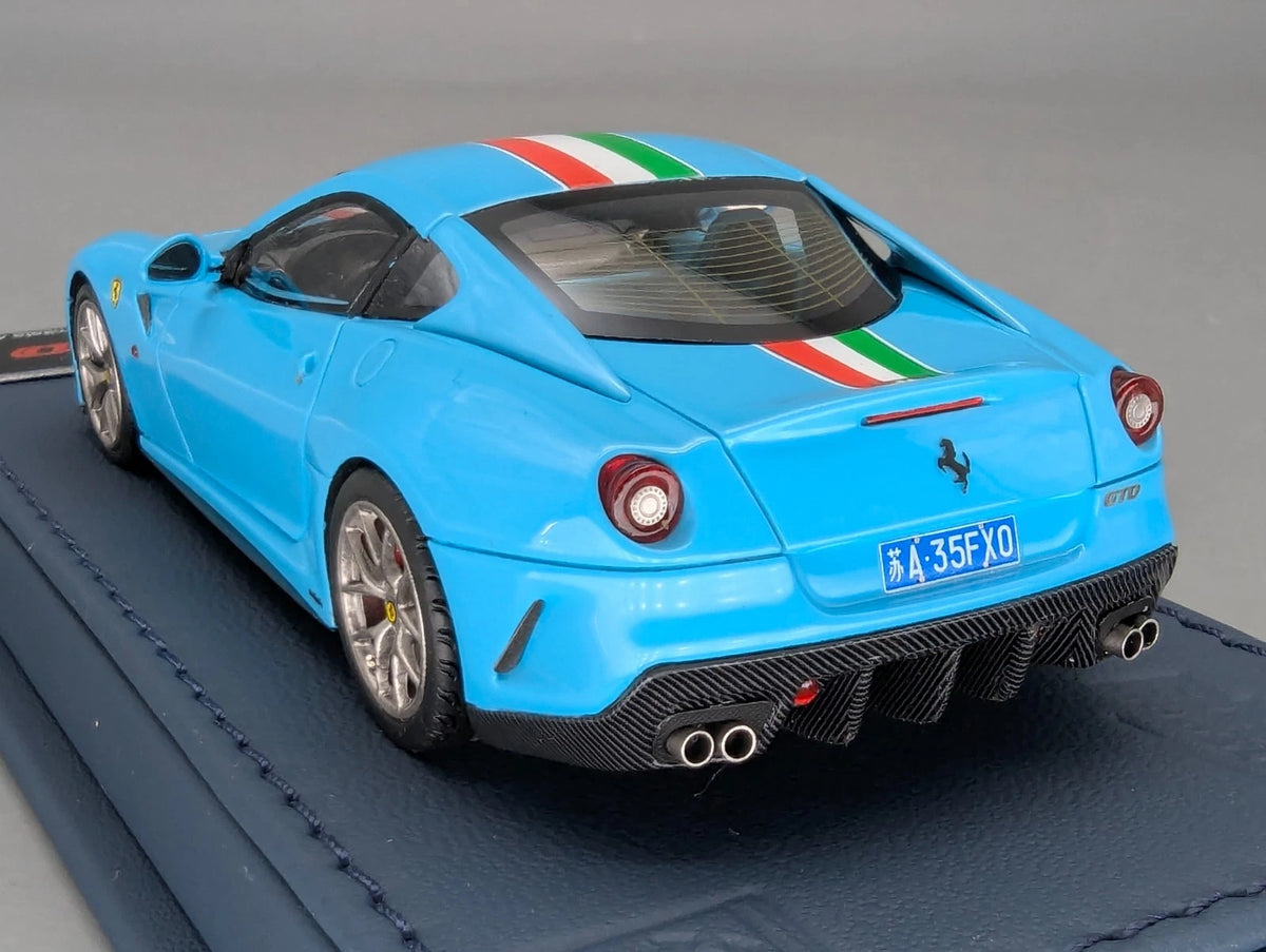Modellautos 1:43 BBR Executive Ferrari 599 GTO Baby Blue Limited 42/70 mit OVP