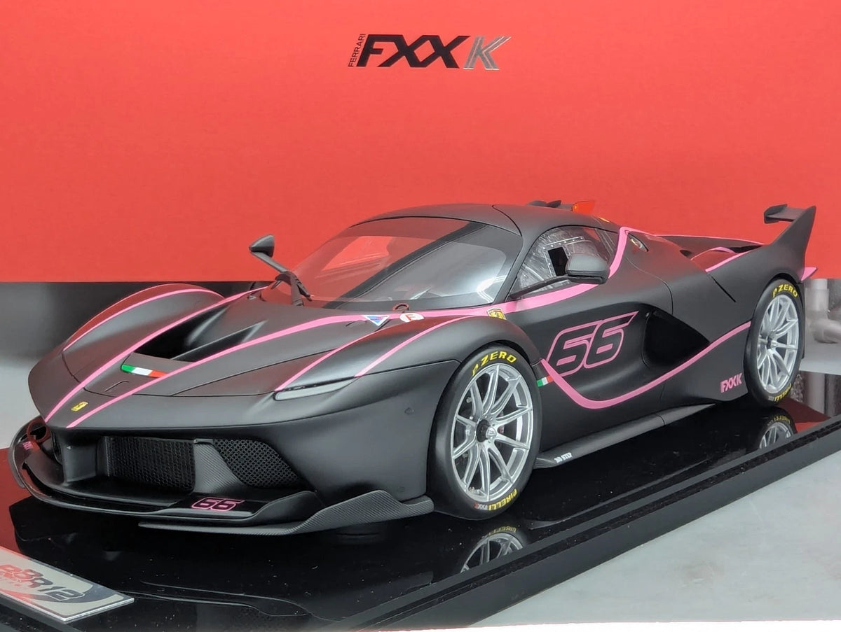 Modellautos 1:12 BBR Ferrari FXX-K Car #6 Nero Matt Ltd 07/25 in Vitrine OVP