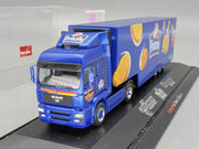 Lkw Modell 1:87 Herpa Extra Edition 6 MAN Krone De Beukelaer Prinzen mit Vitrine