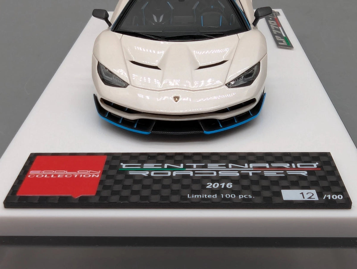 Eidolon Make Up 1:43 Lamborghini Centenario Roadster Rear Wing Up 12/100 OVP